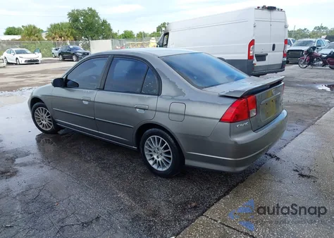 2005 Honda Civic Ex из США, поврежденный, VIN 2HGES25745H540456